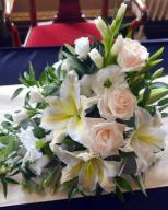 Image showing an example of a wedding floral display