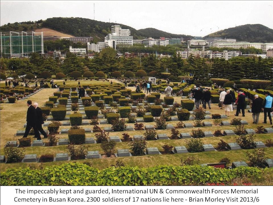 Image showing the Internation UN and Commonwealth Forces Memorial Cemetery, Busan, Korea