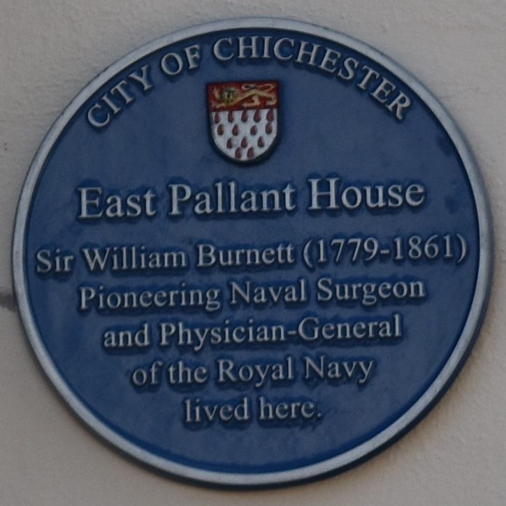 Image showing Chichester City Council Blue Plaque, East Pallant House