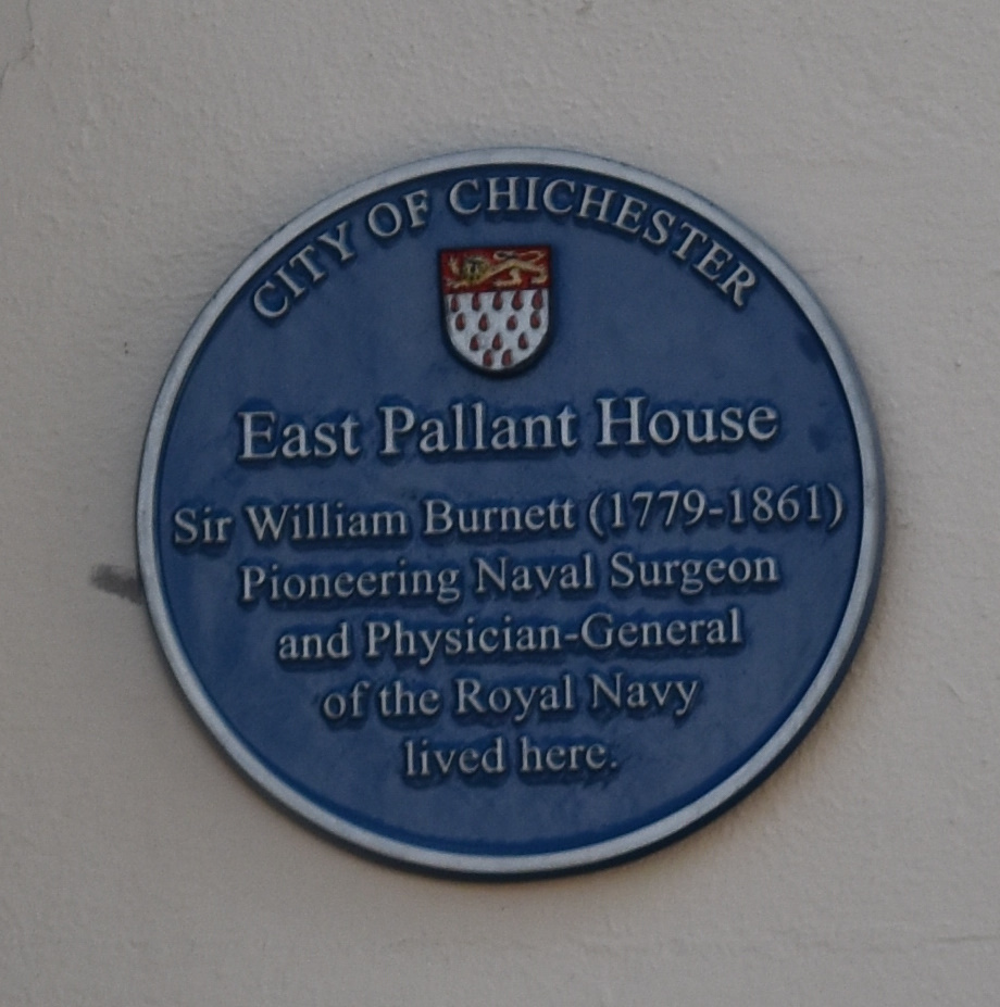 Image showing Chichester City Council Blue Plaque, East Pallant House