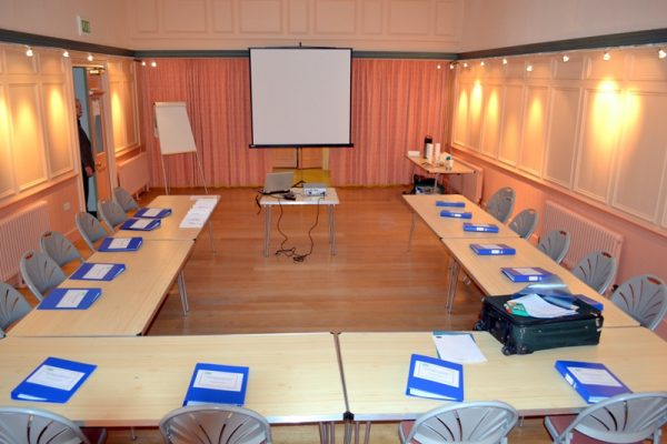 Image showing The Old Court Room, The Council House, set up for a boardroom style meeting