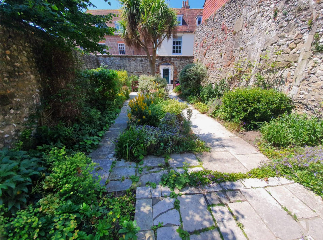 St Martins Garden looking towards the gate