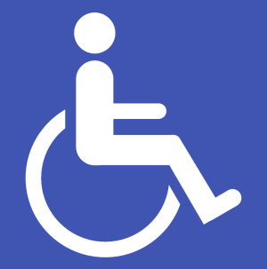 Logo for accessibility tools on Chichester City Council website