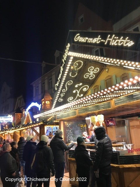 Speyer Town Christmas market at night - December 2022