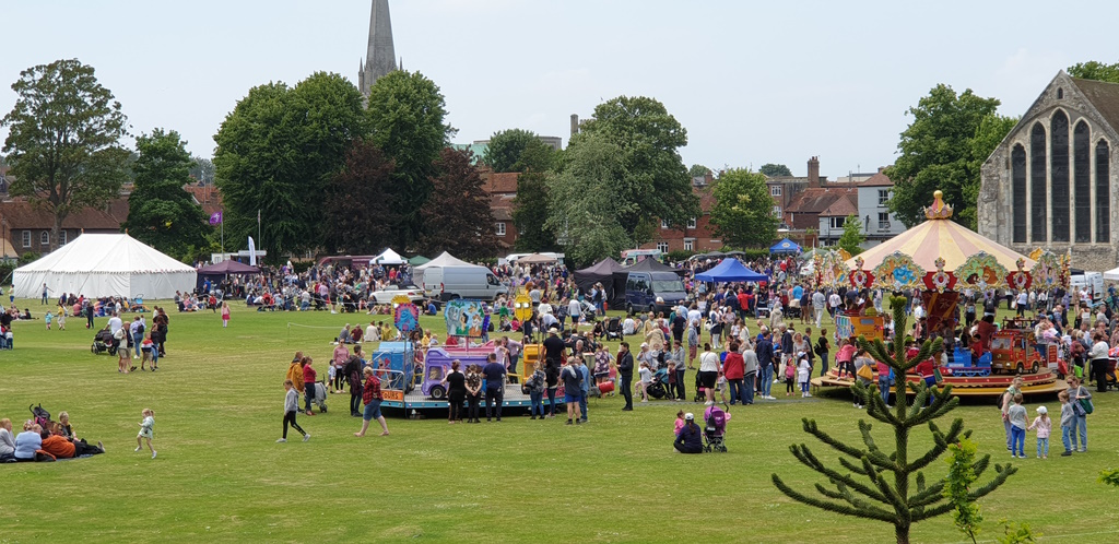 Picture from the Chichester City Council Platinum Jubilee Gala held in Priory Park, Chichester