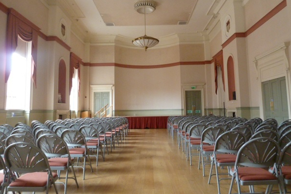 The Assembly Room, the Council set up with theatre style layout