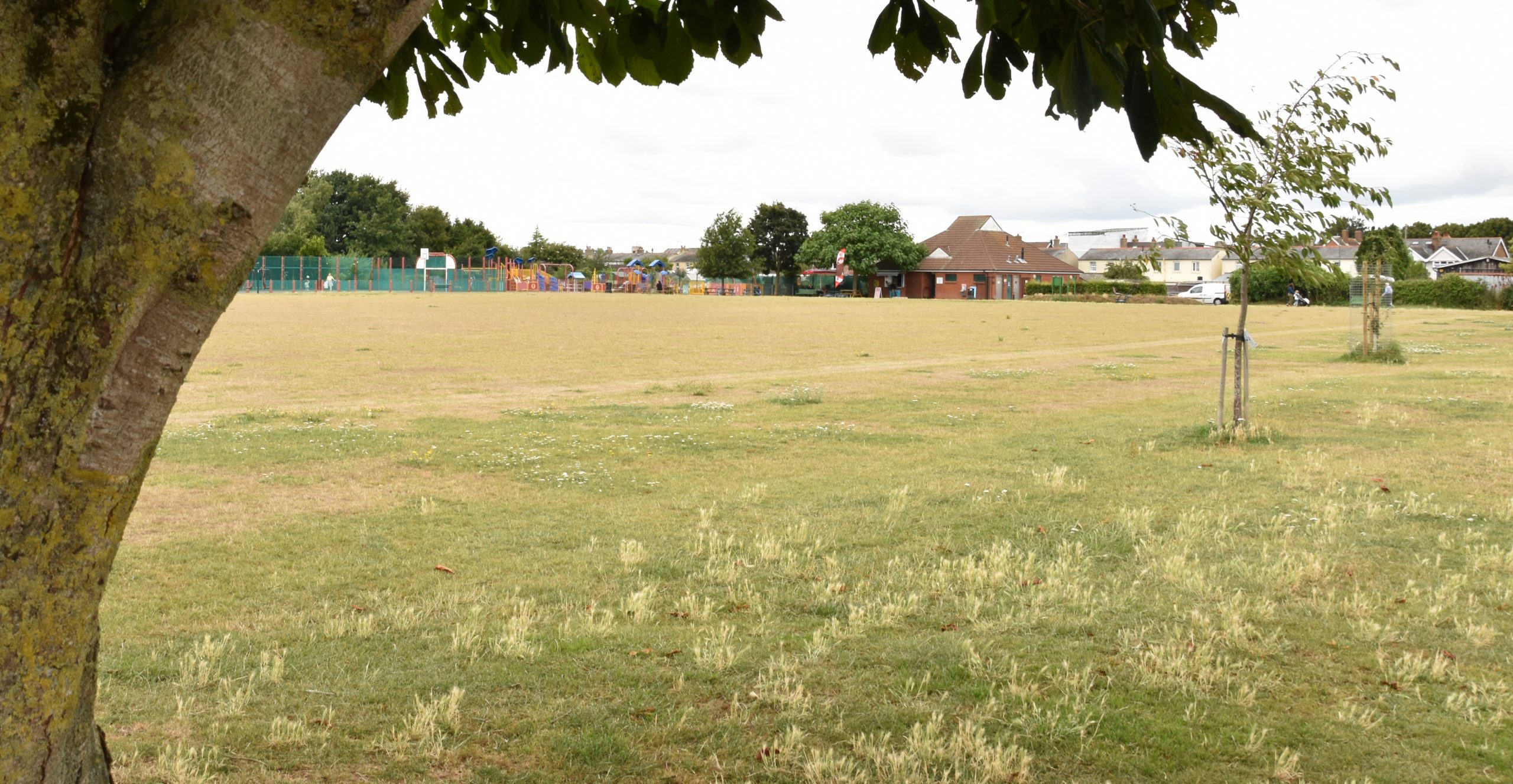 Photograph of Florence Park of the Playground and Cafe.