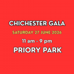 Chichester Gala Saturday 27th June 2026 11am - 9pm Priory Park